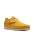 Фото #4 товара Clarks Weaver 26169439 Mens Yellow Suede Oxfords & Lace Ups Casual Shoes