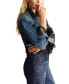 Фото #3 товара Куртка джинсовая женская укороченная с карманами Frye