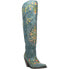 Фото #4 товара Dan Post Boots Flower Child Snip Toe Cowboy Womens Blue Dress Boots DP3271