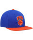 Фото #4 товара Men's Blue and Orange New York Knicks Hardwood Classics Team Two-Tone 2.0 Snapback Hat
