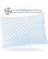 Heat and Moisture Reducing Ice Silk and Gel Infused Memory Foam Toddler Pillow - 2 pack