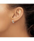 ფოტო #3 პროდუქტის Stainless Steel Polished Hinged Hoop Earrings