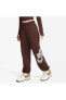 Фото #8 товара Брюки Nike Sportswear Fleece oversize Dance женские коричневые