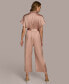 ფოტო #2 პროდუქტის Women's Belted Jumpsuit