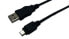 Фото #2 товара LogiLink CU0014 - 1.8 m - USB A - Mini-USB B - USB 2.0 - Male/Male - Black
