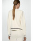 Women's Contrast Trim Sweater