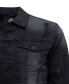 ფოტო #3 პროდუქტის Men's Slim Washed Denim Jacket