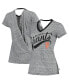 ფოტო #1 პროდუქტის Women's Black San Francisco Giants Hail Mary V-Neck Back Wrap T-shirt