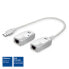Фото #3 товара ACT AC6060 USB Extender set over UTP up to 60 meters - USB A - RJ-45 - White
