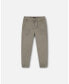 ფოტო #1 პროდუქტის Boy Stretch Twill Jogger Pants Castor Gray - Child