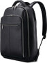 Фото #1 товара Мужской кожаный черный рюкзак Samsonite Classic Leather Backpack, Black, One Size
