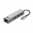 Фото #1 товара USB-концентратор USB C 3.1 Gen1 3.0 3 порта с сетевым кабелем длиной 1 метр от ACT.