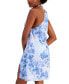 Juniors' Knotted Tie-Dye-Print Cover-Up Dress, Created for Macy's