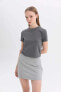 Kadın T-shirt Z8790az/gr211 Grey