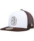 Фото #1 товара Men's White, Brown San Diego Padres 2023 On-Field Batting Practice 59FIFTY Fitted Hat
