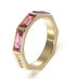 Decent ring with pink cubic zirconias JUBR03174JWYGFC