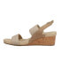 Фото #3 товара VANELi Catlee Cork Wedge Womens Beige Casual Sandals CATLEE-312882