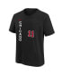 ფოტო #2 პროდუქტის Big Boys DeMar DeRozan Black Chicago Bulls 2023/24 City Edition Name and Number T-shirt