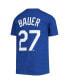 Big Boys Trevor Bauer Royal Los Angeles Dodgers Player Name and Number T-shirt