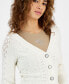 Women's Brielle Logo-Button Cardigan