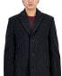 ფოტო #1 პროდუქტის Men's Prosper Wool-Blend Slim Fit Overcoat