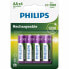 Фото #2 товара Батарейки Philips R6B4A130/10 1,2 V