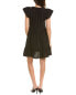 Фото #2 товара Nation Ltd Padma Ruffled Mini Dress Women's Black Xs
