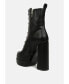 Фото #3 товара meows faux leather high heel platform ankle boots