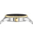 ფოტო #4 პროდუქტის Men's Colonne Two-Tone Stainless Steel Bracelet Watch 45mm