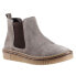 Фото #2 товара Diba True Yea Sayer Round Toe Pull On Booties Womens Grey Casual Boots 46015-020