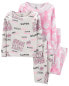 Фото #5 товара 4-Piece Tie-Dye 100% Snug Fit Cotton PJs 6