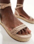 French Connection flat sandals in taupe