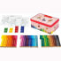 Фото #2 товара Набор маркеров Faber-Castell Connector Металлическая коробка Балерина Разноцветный (9 штук)