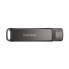 SanDisk iXpand - 256 GB - USB Type-C / Lightning - 3.2 Gen 1 (3.1 Gen 1) - Swivel - Password protection - Black