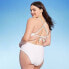 Фото #4 товара Women'sRing-Front Monokini One Piece Swimsuit - Shade & Shore White XL: