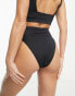 Фото #4 товара ASOS DESIGN Tall mix and match high leg high waist bikini bottom in black