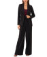 Фото #3 товара Women's Straight-Fit One-Button Tuxedo Blazer