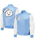 Фото #1 товара Men's Blue Ghostbusters Stay Puft Full-Zip Varsity Jacket