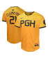 ფოტო #1 პროდუქტის Big Boys and Girls Roberto Clemente Gold Pittsburgh Pirates City Connect Limited Player Jersey