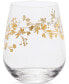 Фото #2 товара Gilded Stemless Wine Glass, Set of 2, Created for Macy's
