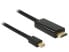 Фото #4 товара Delock 83698 - 1 m - Mini DisplayPort - HDMI - Male - Male - Gold
