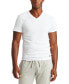 Фото #4 товара Men's Slim Fit V-Neck Undershirt, 3-Pack
