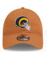 Фото #3 товара Головной убор New Era мужской коричневый Los Angeles Rams Core Classic 2.0 9TWENTY Adjustable Hat