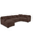 Фото #36 товара Radley 4-Pc. Fabric Chaise Sectional Sofa with Wedge Piece, Created for Macy's