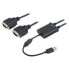 LogiLink AU0031 - Black - USB Type-A - DB-9 - Male - Male - 201 mm