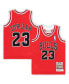 ფოტო #1 პროდუქტის Infant Boys and Girls Michael Jordan Red Chicago Bulls 1985/86 Hardwood Classics Authentic Jersey