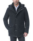 Men Kenneth Wool Blend Car Coat with Bib 4XLT - фото #1