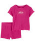 Фото #1 товара Toddler 2-Piece Little Dreamer Loose Fit Pajama Set 2T