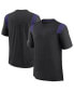 Men's Black Baltimore Ravens Sideline Tonal Logo Performance Player T-shirt