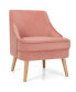 Фото #1 товара Accent Chair Velvet Upholstered Single Sofa with Legs